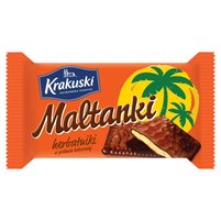 Krakuski Maltanki Herbatniki w polewie kakaowej 80 g