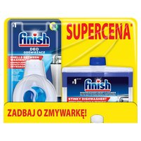 Finish Odświeżacz 4 ml i Płyn do czyszczenia zmywarki 250 ml