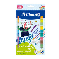 Pelikan flamastry magiczne zmieniające kolor 12 sztuk