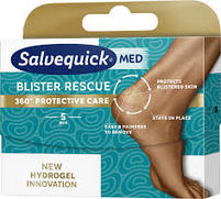 Salvequick Blister Rescue 360 Protective Care plastry na pęcherze na piętach 5szt