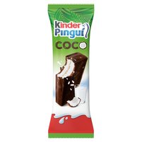 Kinder Pingui Coco Biszkopt z czekoladą mlecznym i kokosowym nadzieniem 30 g