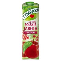 TYMBARK Sok 100% Polskie Jabłka z Czerwoną Porzeczką 1l