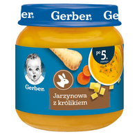 Gerber Jarzynowa z królikiem dla niemowląt po 5. miesiącu 125 g