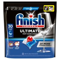 Finish Ultimate Kapsułki do mycia naczyń w zmywarce 387 g (30 sztuk)