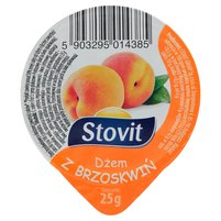 Stovit Dżem z brzoskwiń 25 g