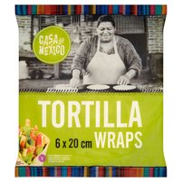 Casa de Mexico Tortilla wrap 20 cm 240 g (6 sztuk)