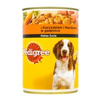 Pedigree z kurczakiem i marchewką w galaretce Karma pełnoporcjowa 400 g