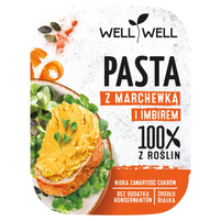 Well Well Pasta z marchewką i imbirem 125 g