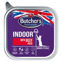 Butcher's Indoor Karma dla kotów pasztet z wołowiną 100 g