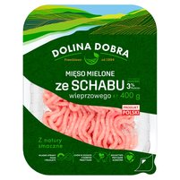 Dolina Dobra Mięso mielone ze schabu wieprzowego 400 g