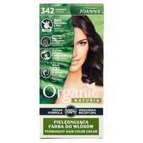 Joanna Naturia Organic Pielęgnująca farba do włosów kawowy 342