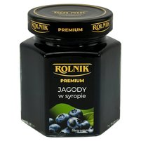 Rolnik Premium Jagody w syropie 320 g