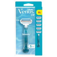 Gillette Venus Smooth Maszynka do golenia dla kobiet + 4 Ostrza Wymienne