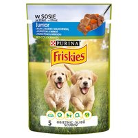 Friskies Junior Karma dla szczeniąt w sosie z kurczakiem i marchewką 100 g