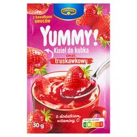 Krüger Yummy! Kisiel do kubka smak truskawkowy 30 g