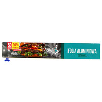 FOLIA ALUMINOWA 50M BOX Z UCINARKĄ