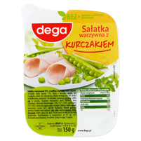 dega Sałatka warzywna z kurczakiem 150 g