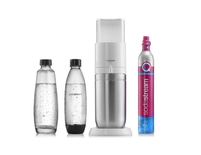 SODASTREAM EKSPRES SATURATOR DUO + CYLINDER GAZU + 2 BUTELKI