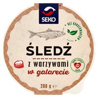 Seko Śledź z warzywami w galarecie 200 g