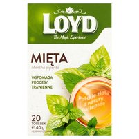 Loyd Herbatka ziołowa mięta 40 g (20 x 2 g)