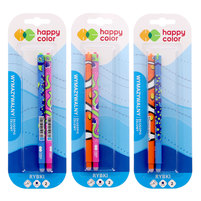 happy color Długopis WYMAZYWALNY RYBKI 2SZT 0,5MM mix kolorów
