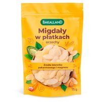 Bakalland Migdały orzechy w płatkach 75 g