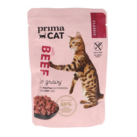 PRIMA CAT WOŁOWINA W SOSIE 85G