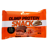 OLIMP snack PROTEINOWY wafel z nadzieniem o smaku słonego karmelu w czekoladzie 60G