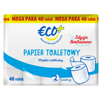 €CO+ Papier toaletowy 40 rolek