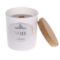 Candle pavoncella noir świeca biała 135g