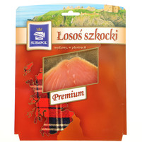 SUEMPOL ŁOSOŚ SZKOCKI PREMIUM WĘDZONY W PLASTRACH 100G