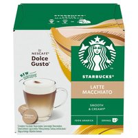 STARBUCKS by Nescafé Dolce Gusto Latte Macchiato Palona kawa mielona 129 g (6 x 16 g + 6 x 5,5 g)