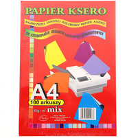 PROTOS PAPIER KSERO KOLOROWY A4 100 ARKUSZY