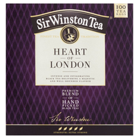 Sir Winston Tea Heart of London Aromatyzowana herbata czarna 200 g (100 x 2 g)