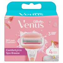 Venus Comfortglide Spa Breeze Wkłady do maszynki x4