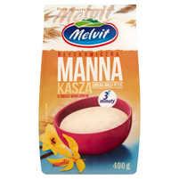 Melvit Błyskawiczna kasza manna o smaku waniliowym 400 g