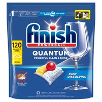 Finish Quantum Lemon Kapsułki do mycia naczyń w zmywarce 1248 g (120 sztuki)