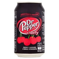 Dr Pepper Cherry Napój gazowany o smaku wiśniowym 330 ml