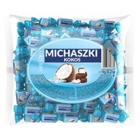 Mieszko Michaszki Cukierki z wiórkami kokosowymi w czekoladzie 1 kg