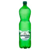 Staropolanka 2000 Naturalna woda mineralna wysokozmineralizowana gazowana 1,5 l