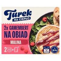 Turek Na ciepło Camembert na obiad malina 230 g (2 x 100 g + 30 g)