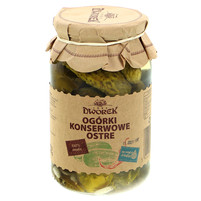 DWOREK OGÓRKI KONSERWOWE OSTRE 900ML