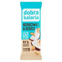 Dobra Kaloria Baton daktylowy nerkowce & kokos 35 g