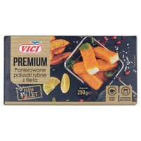 Vici Premium Panierowane paluszki rybne z fileta 250 g