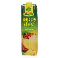 Rauch happy day sok ananasowy  z zagęszczone soku 1L