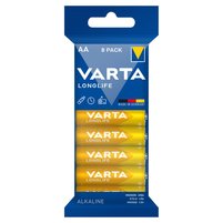 Varta Longlife AA LR6 1,5 V Bateria alkaliczna 8 sztuk