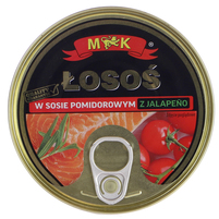 MK Łosoś w sosie pomidorowym z jalapeno 160g