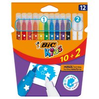 BiC Kids Flamastry 10 sztuk i wymazywacze 2 sztuki