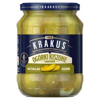 Krakus Ogórki kiszone kanapkowe 670 g