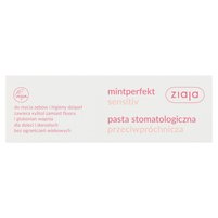 Ziaja Mintperfekt Sensitiv Pasta stomatologiczna przeciwpróchnicza 75 ml
